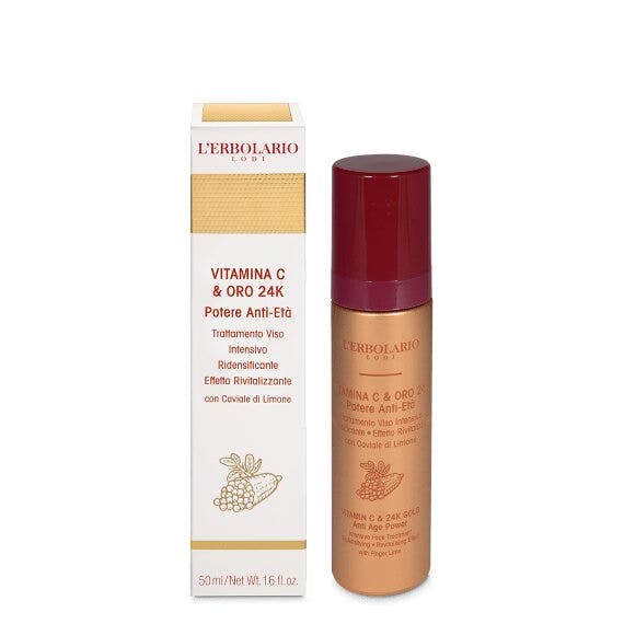 L'Erbolario Trattamento Viso Vitamina C & Oro 24K 50ml-1