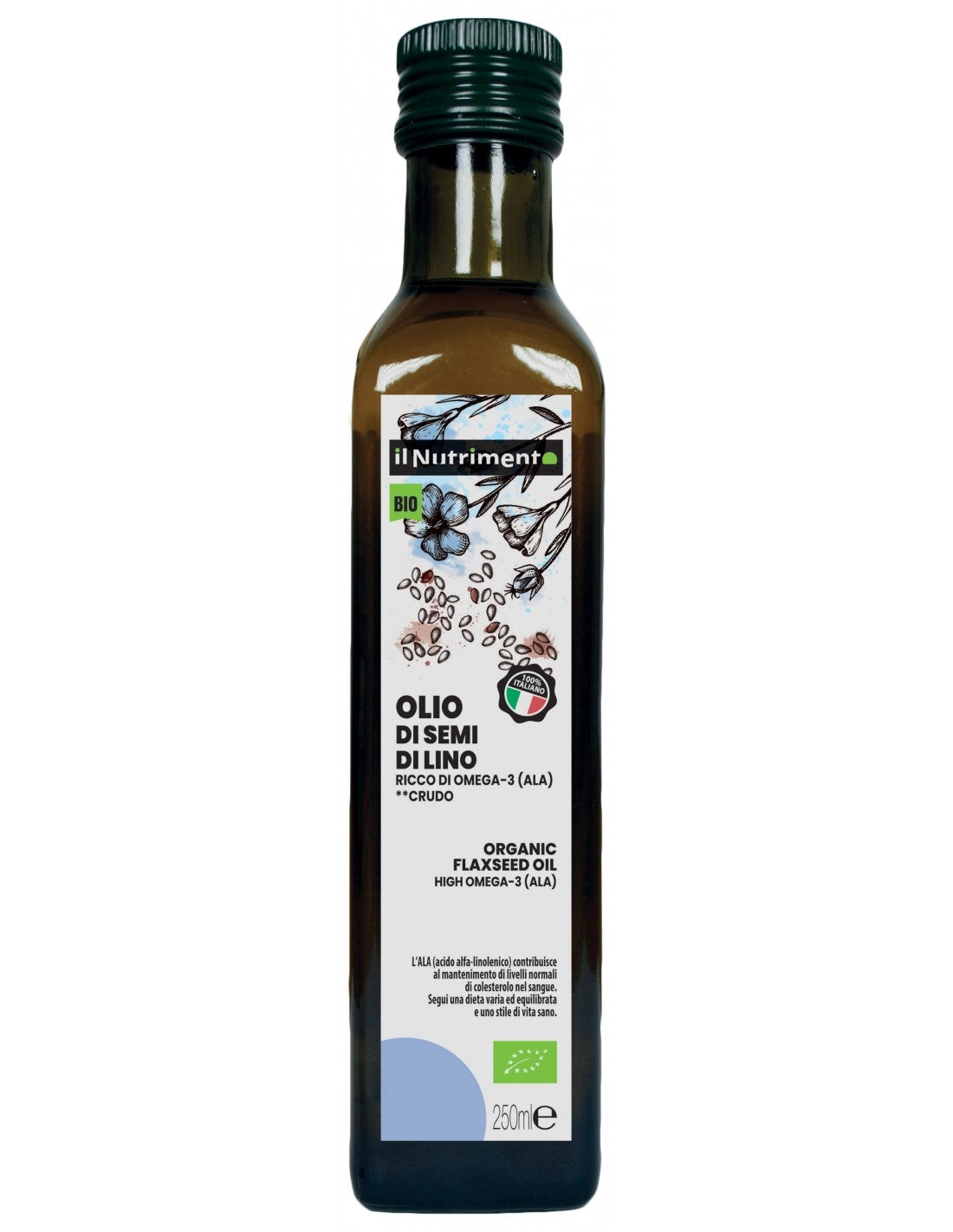 NUT OLIO DI SEMI DI LINO 250ML-1