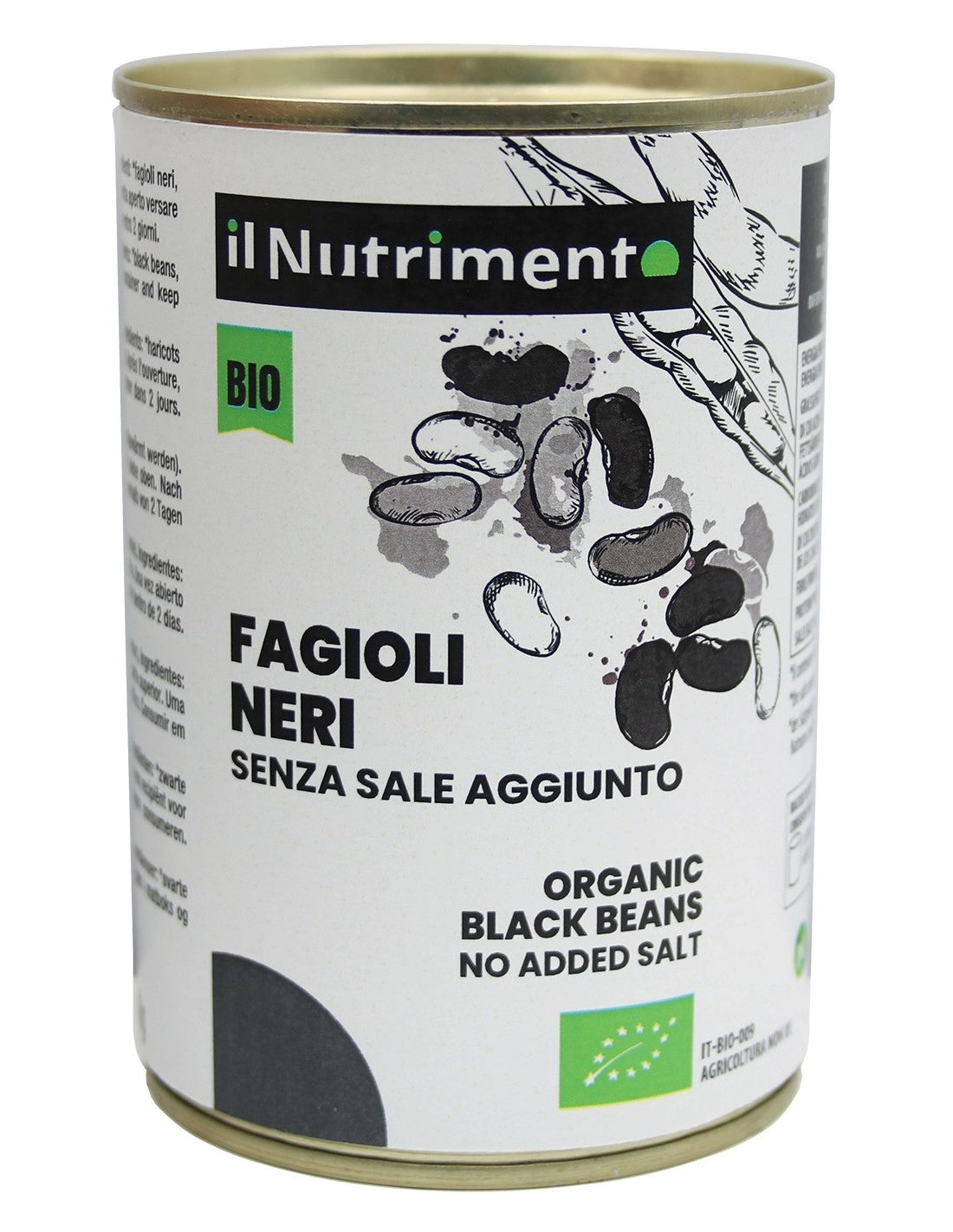 NUT FAGIOLI NERI NATURALE 400G-1