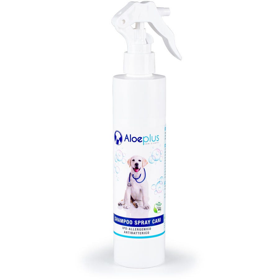 Aloeplus Shampoo Spray Cani 250ml-1