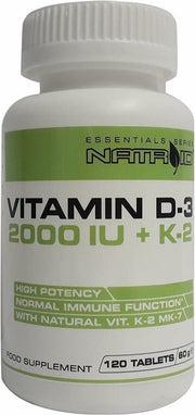 Natroid Vitamin D-3 2000IU + K2 120 Compresse-1