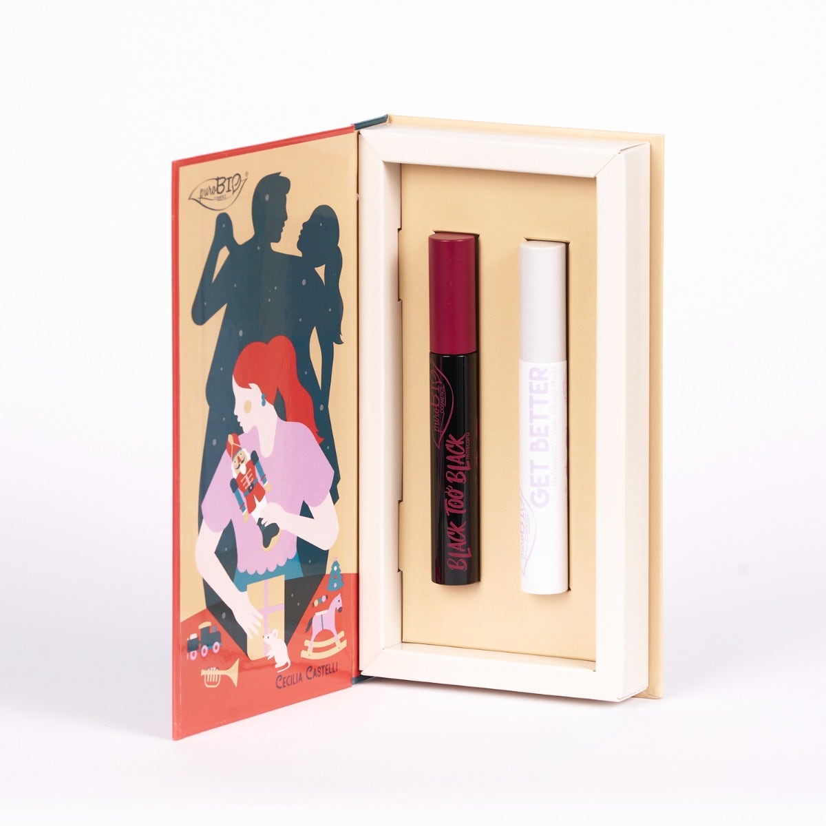 Purobio Kit Lo Schiaccianoci 1 Mascara Get Better+ 1 Mascara Balck To Black-2