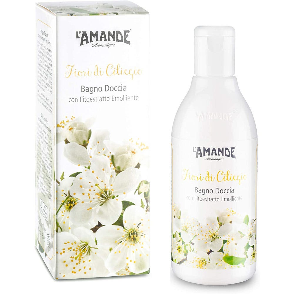 L'Amande Bagno Doccia Fiori di Ciliegio 250ml-2