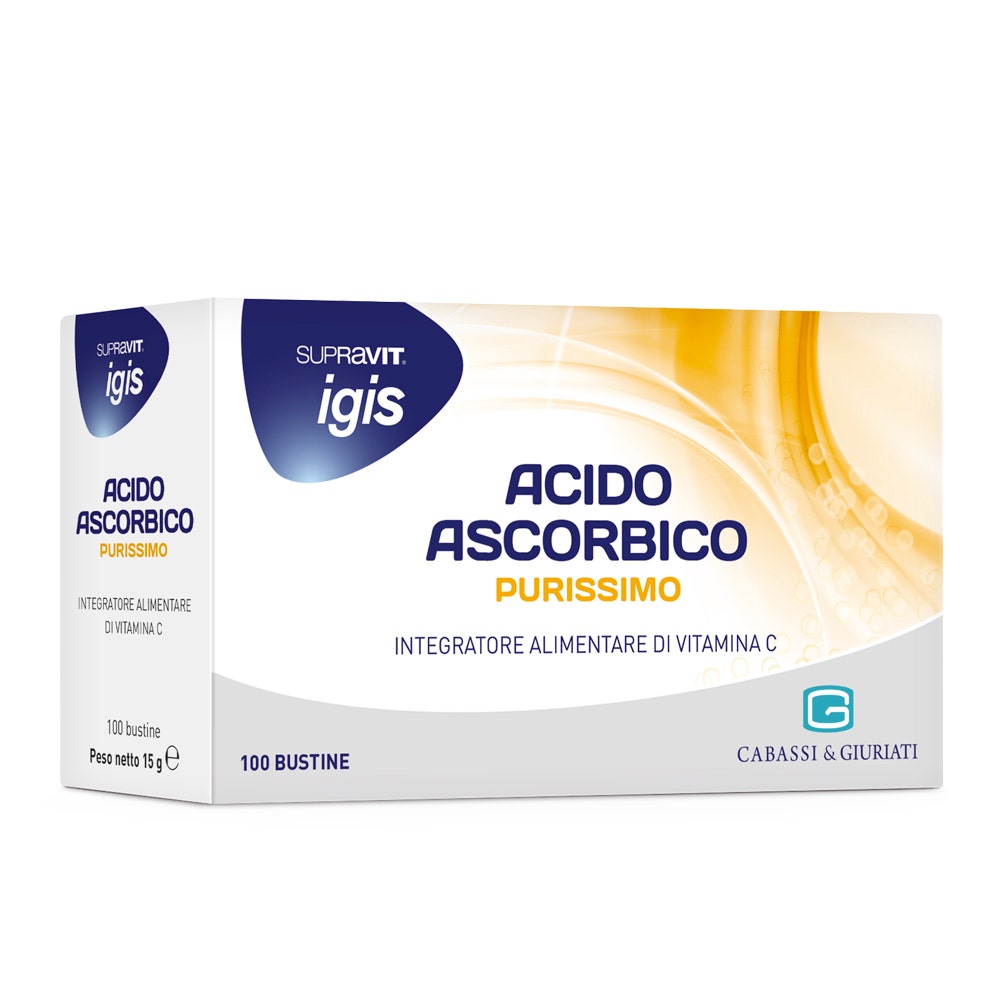 Supravit Acido Ascorbico Purissimo 100 Bustine-2