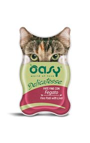 Oasy Wet Cat Delicatessse Patè Con Fegato Per Gatti 85g-2