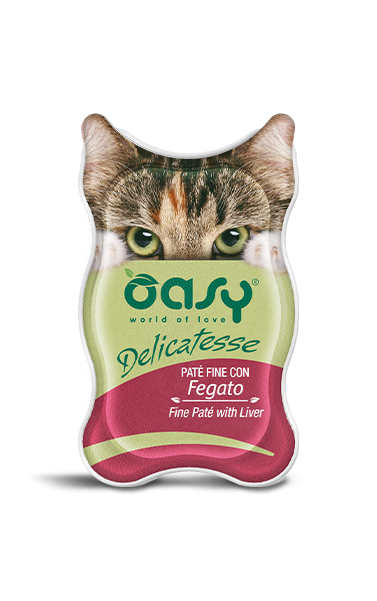 Oasy Wet Cat Delicatessse Patè Con Fegato Per Gatti 85g-2