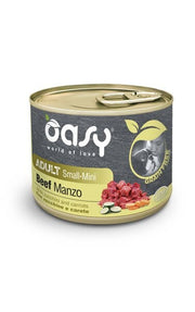 Oasy Grain Free Cibo Umido Manzo Per Cani Adulti Taglia Small/Mini 200g-1