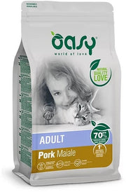 Oasy Dry Lifestage Crocchette con Maiale Per Gatti Sacco 300g-2