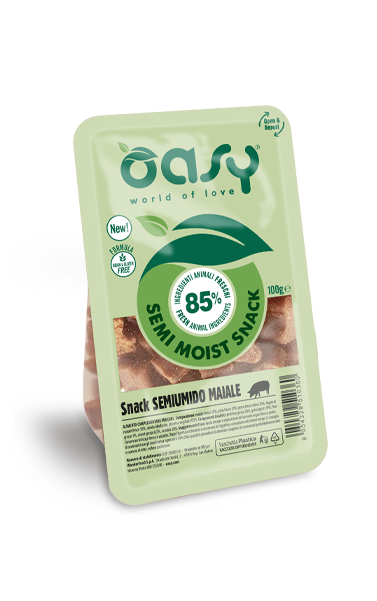 Oasy Snack per Cani Semiumido Maiale 100g-2