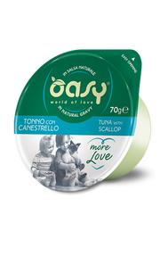 Oasy Wet Cat More Love Tonno Con Canestrello Cibo Umido Per Gatti Adulti 70g-2