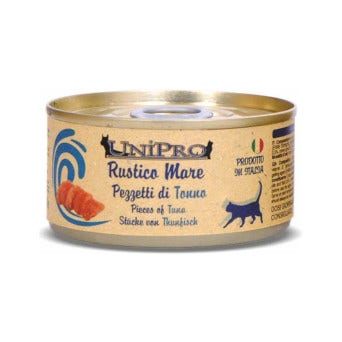 Unipro Rustico Mare Cibo Umido Tonno Per Gatti Adulti Barattolo 85g-3