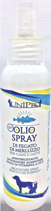 Unipro 100% Olio Di Merluzzo Per Cani/Gatti 125ml-1