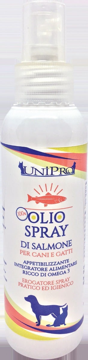 Unipro 100% Olio Di Salmone Per Cani/Gatti 125ml-2