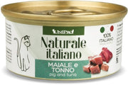 Unipro Naturale Italiano Cibo Umido Maiale E Tonno Per Gatti Adulti Scatoletta 85g-2