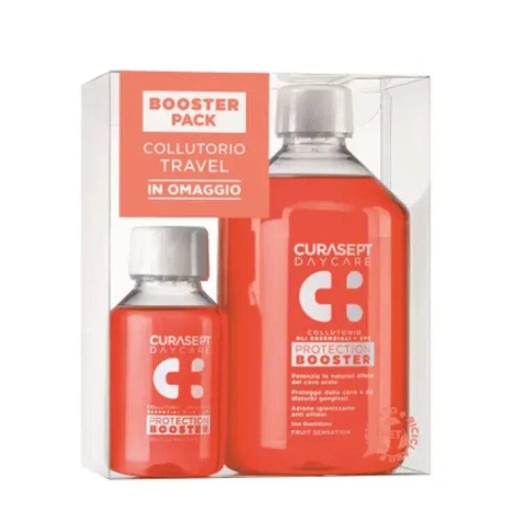 Curasept Daycare Booster Collutorio Fruit Sensation 500ml + 100ml-1