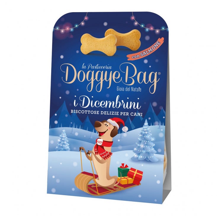 DoggyeBag I Dicembrini Biscotti Al Salmone Per Cani 150g-3