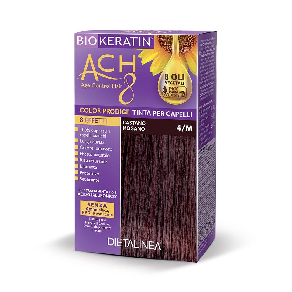 Biokeratin Ach8 Tinta Per Capelli Castano Mogano 4/M -3