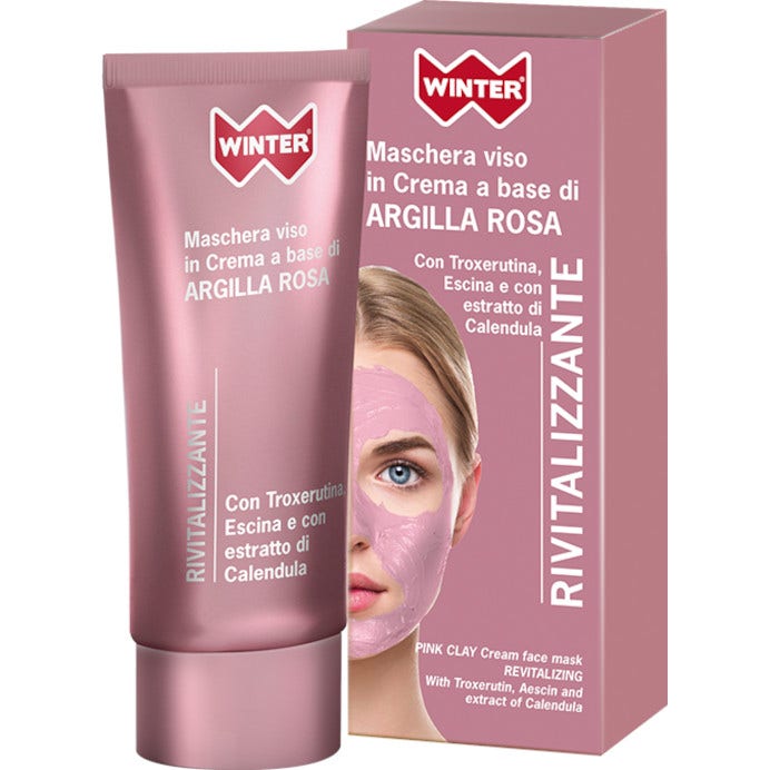 Winter Maschera Viso In Crema Rivitalizzante Argilla Rosa 50ml-2