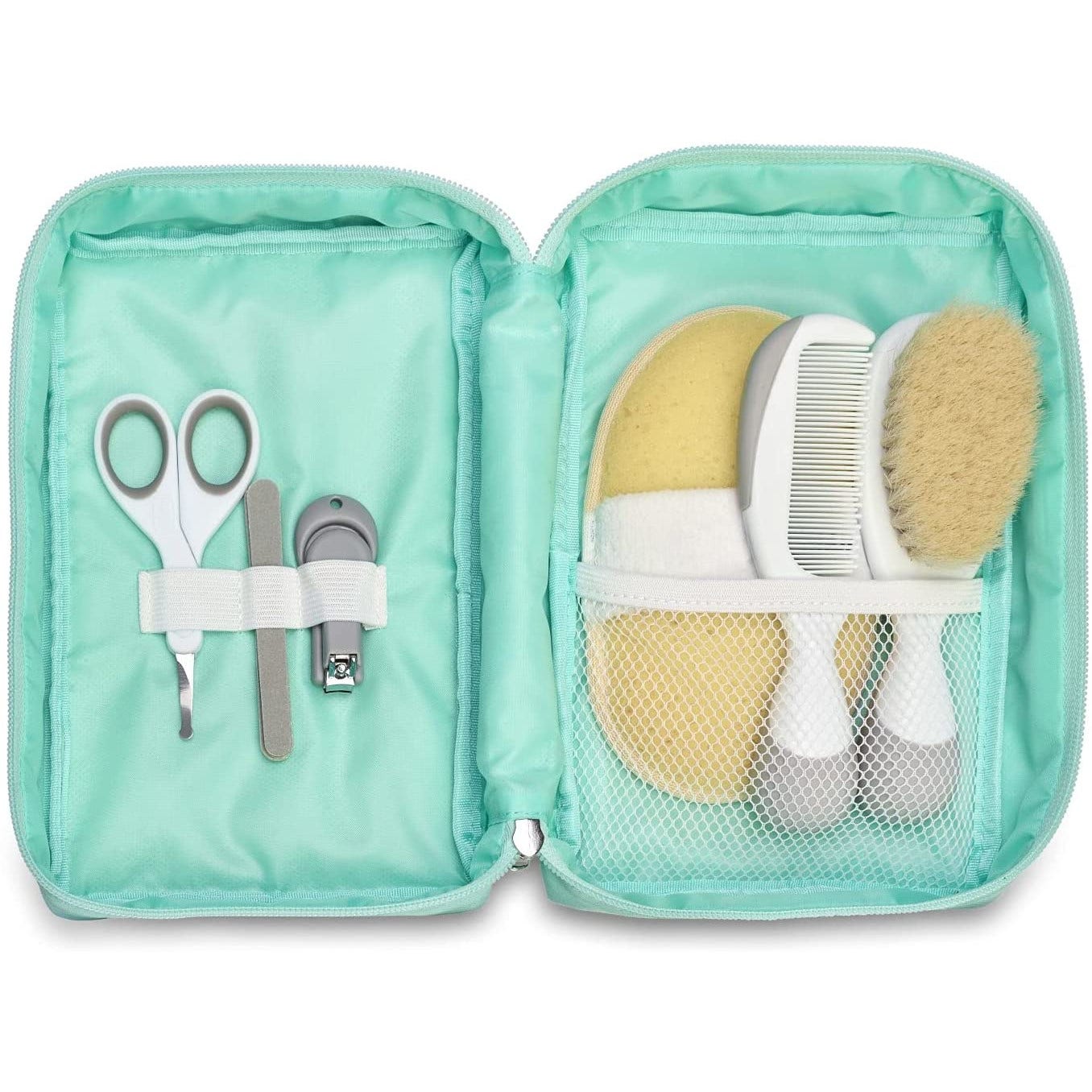 Chicco Set Viaggio Spazzola+Pettine+Spugna+Forbici+Tagliaunghie+Limette -1
