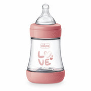 Chicco Biberon Neonato Perfect 5 Biberon Rosa Flusso Lento 150 ml 0Mesi+-5