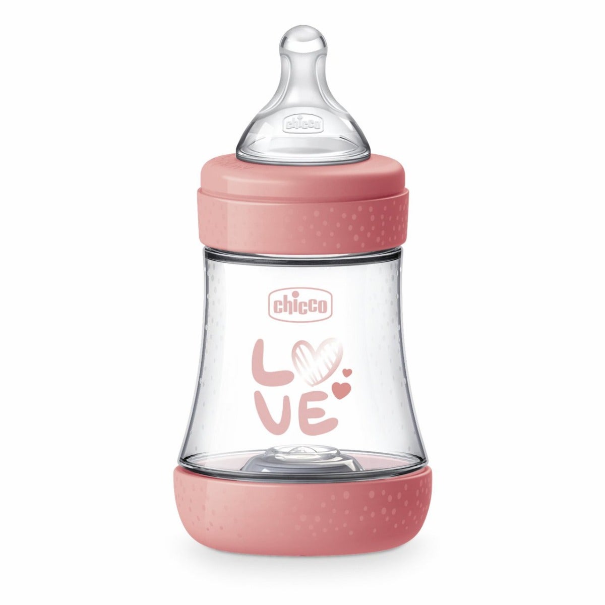 Chicco Biberon Neonato Perfect 5 Biberon Rosa Flusso Lento 150 ml 0Mesi+-5