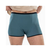 Fluyda Boxer Linea Basic Mutandina Assorbente Bianco/Petrolio Taglia M-7
