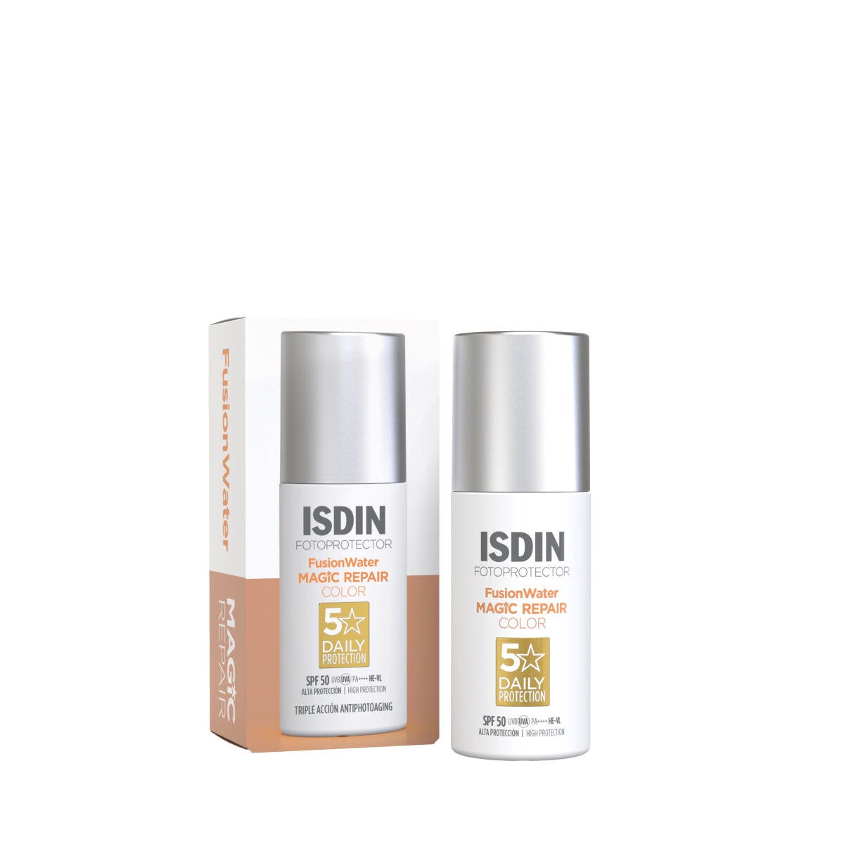 Isdin Fotoprotector Fusion Water Magic Repair Color 50ml SPF50-1