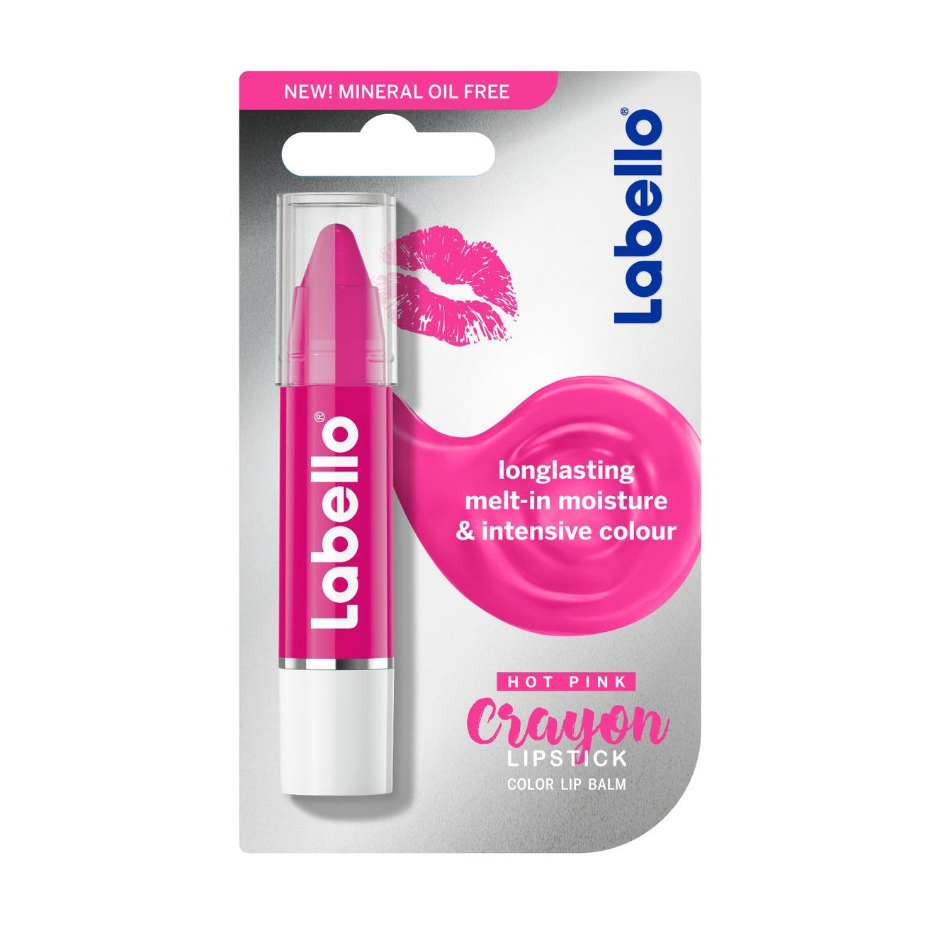 Labello Crayon Hot Pink Lipstick 3g     - 4