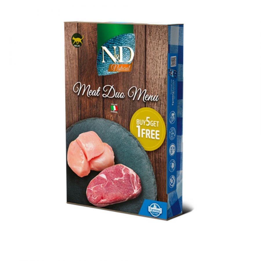 Farmina N&D Meat Duo Menu Per Gatti 6 Lattine-2