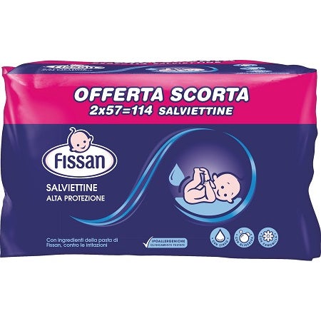 Fissan Salviette Alta Protezione 114 Pezzi-1