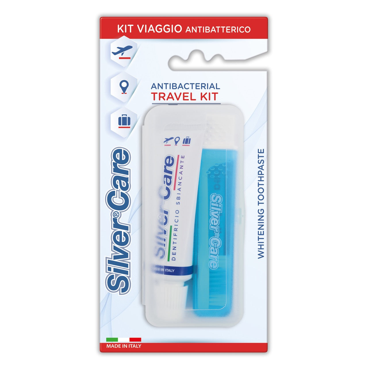 Silvercare Kit Viaggio Spazzolino + Dentifricio -2