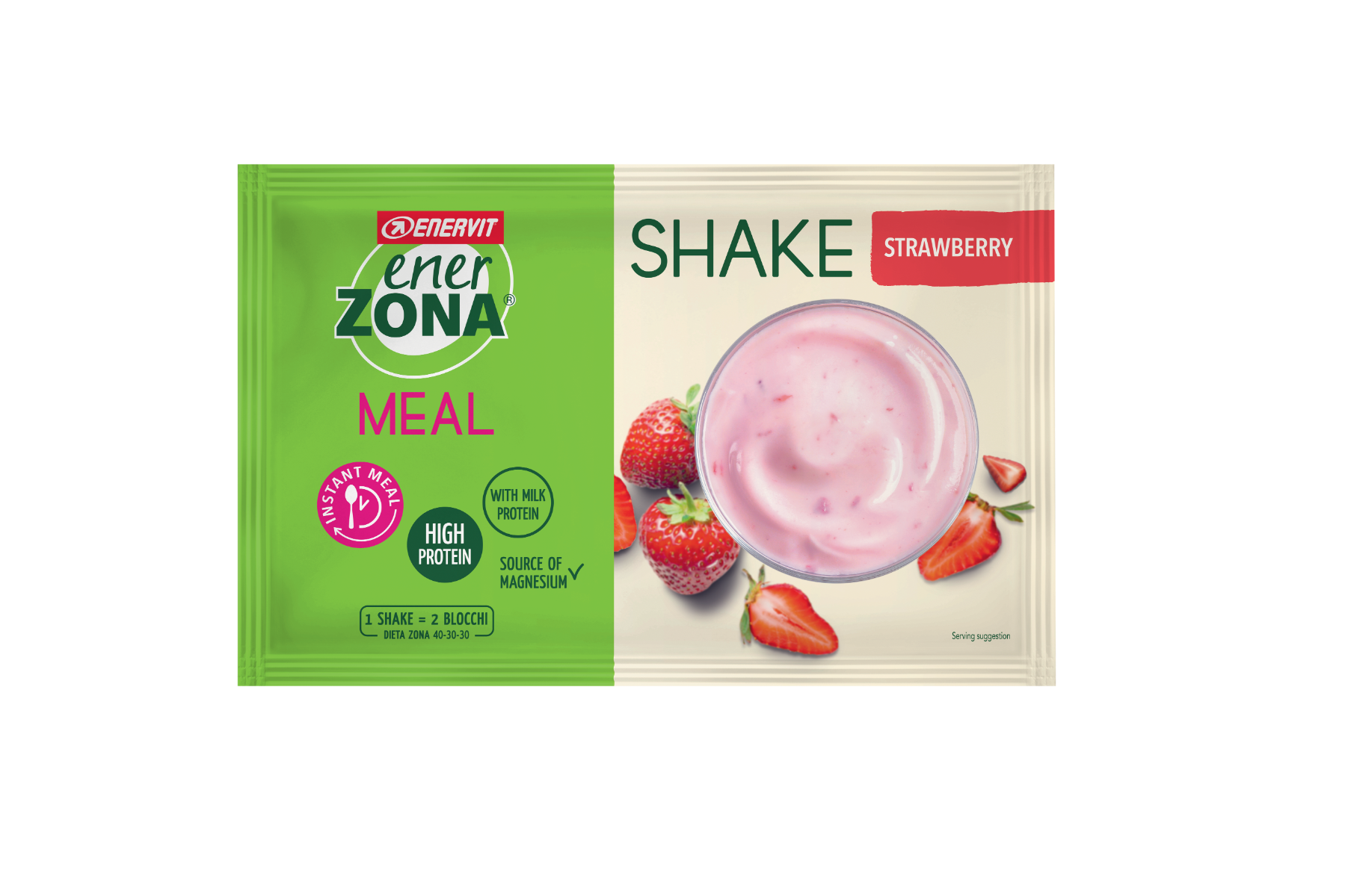 Enerzona Meal Shake Strawberry Shake Da 50g-2