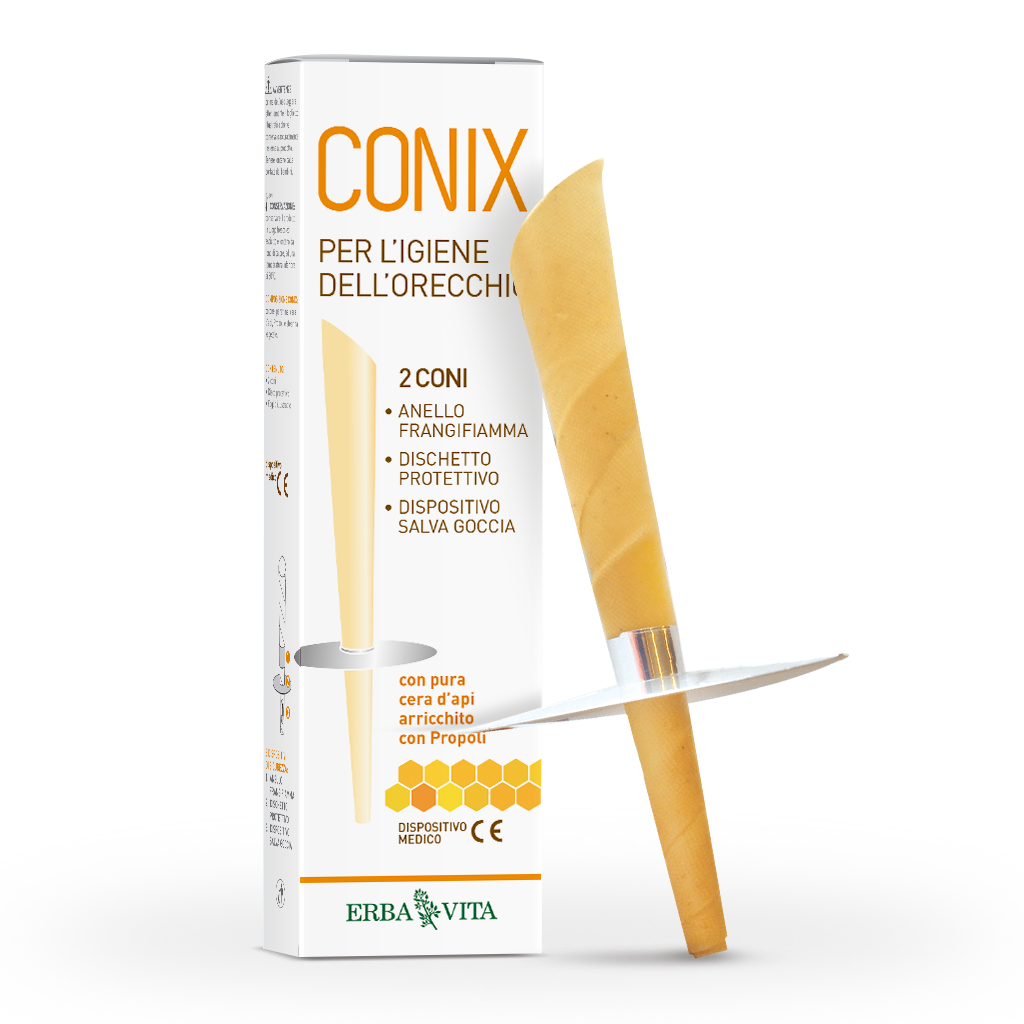 Erba Vita Conix Coni Cera 2 Pezzi  - 3
