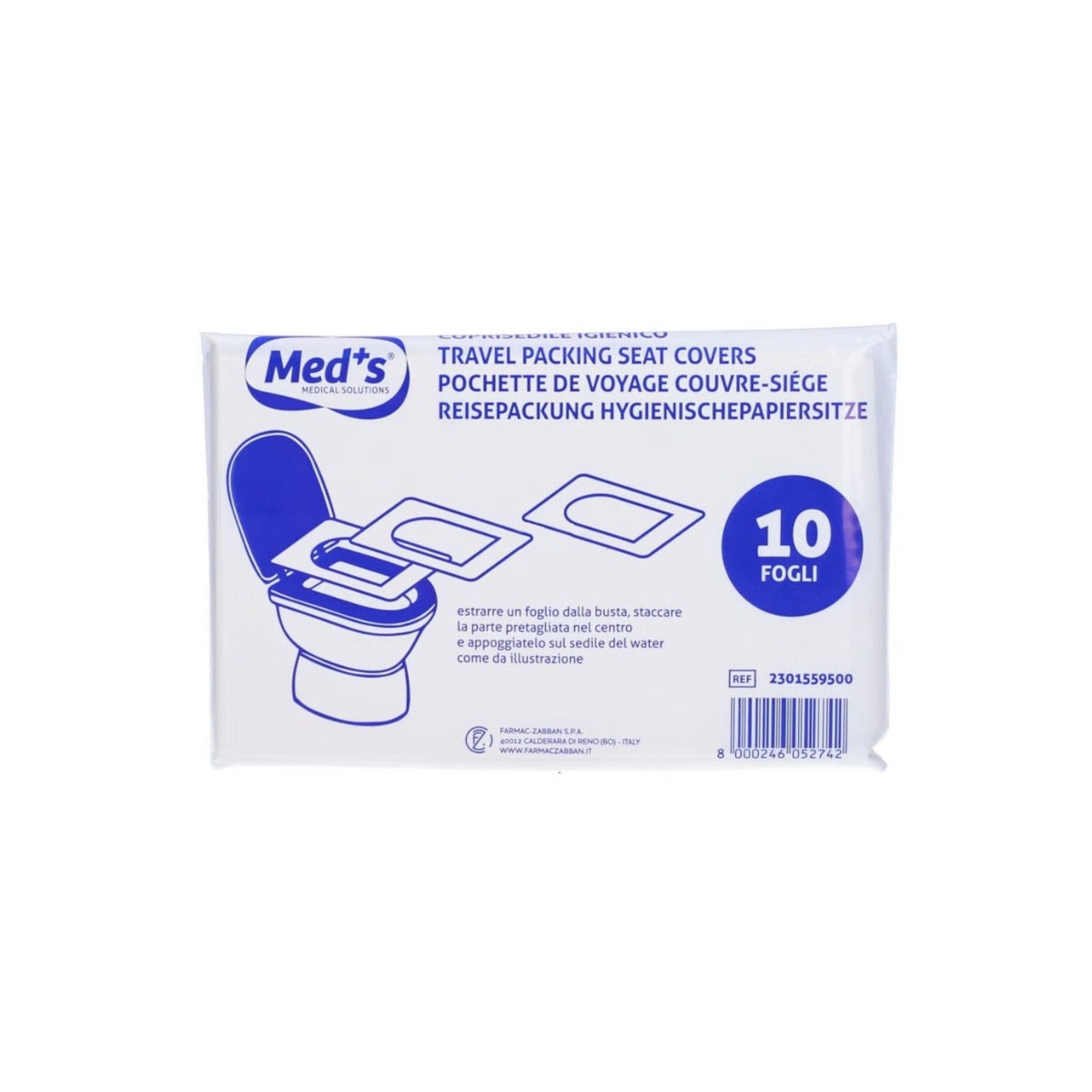 Farmac Zabban Copriwater Da Viaggio 10 Fogli-3