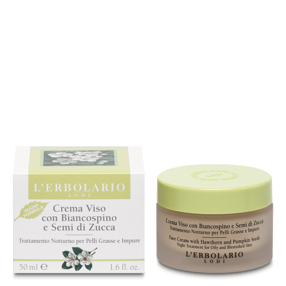 L'Erbolario Crema Viso Notte Pelli Impure 50 ml-1