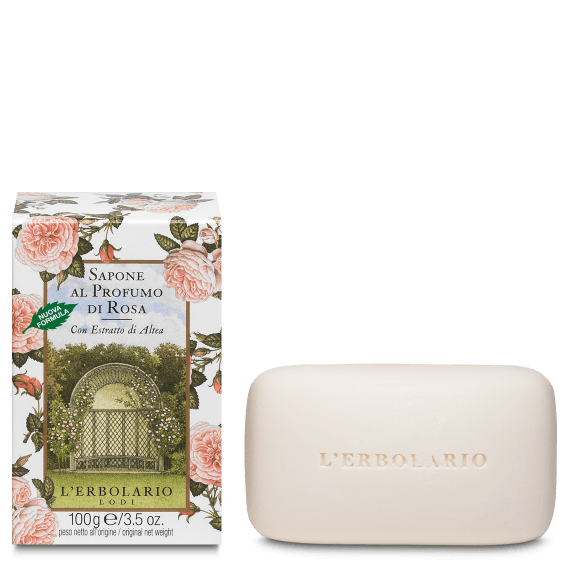 L'Erbolario Sapone Rosa 100g-2