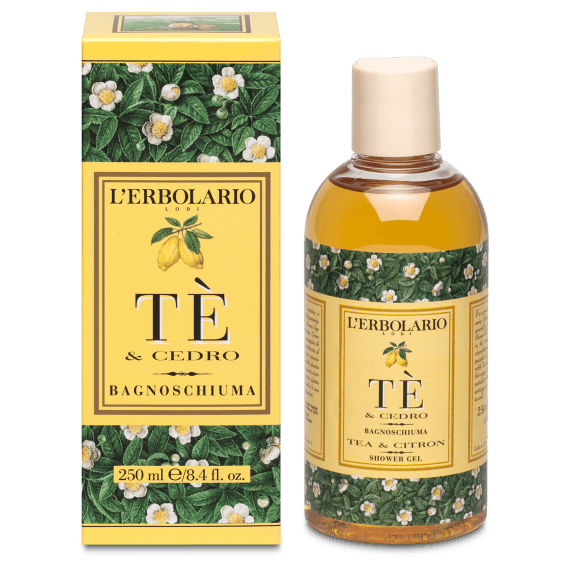 L'Erbolario Bagnoschiuma Tè E Cedro 250ml-2