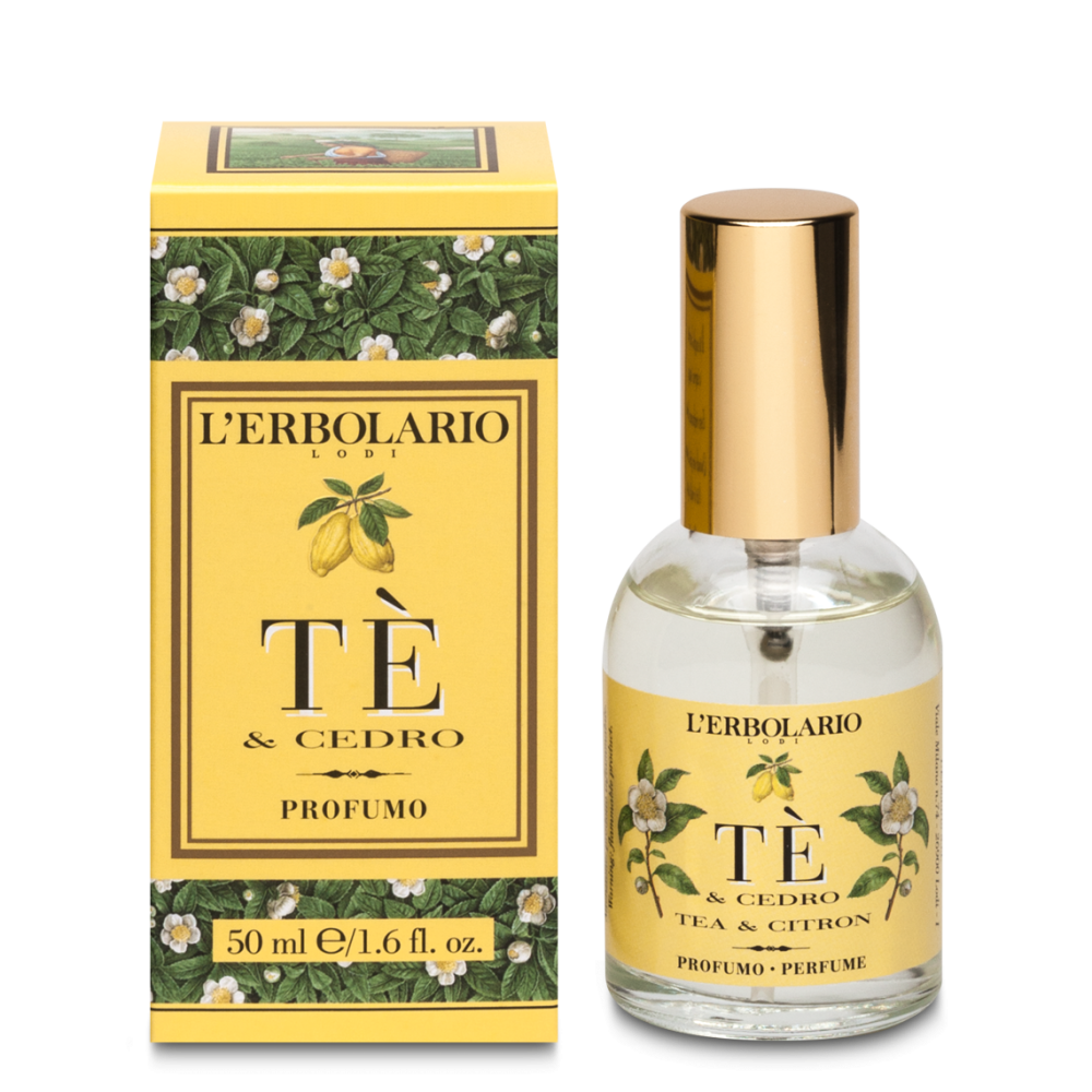 L'Erbolario Profumo Tè & Cedro 50ml-2