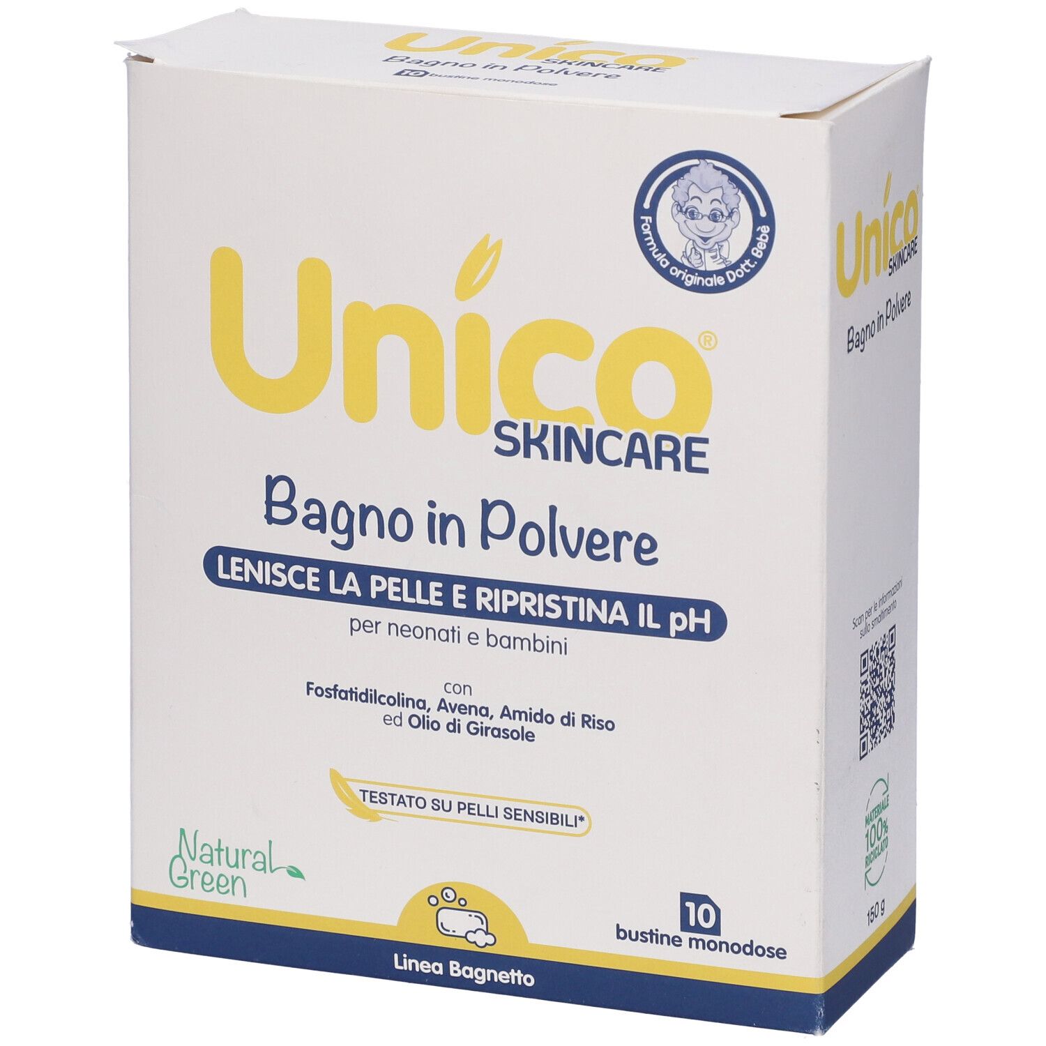 Unico Bagno Neonati/Bambini 10 Buste 15g  - 1