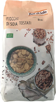 Fiori Di Loto Fiocchi Di Soia Tostati Bio 500g  - 2
