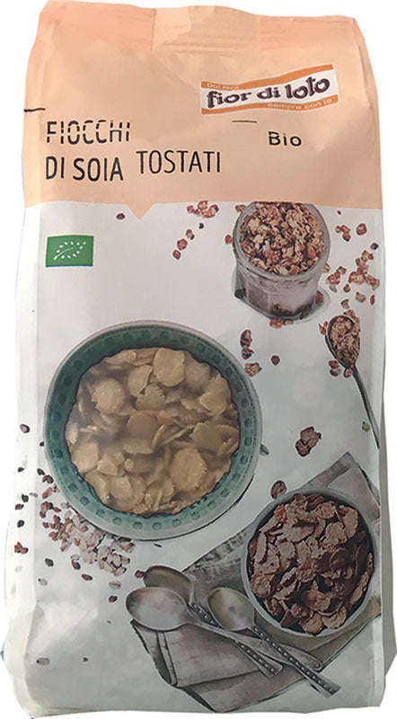 Fiori Di Loto Fiocchi Di Soia Tostati Bio 500g  - 2