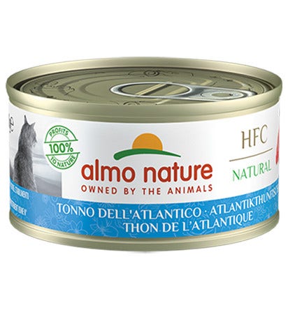 Almo Nature HFC Natural Cibo Umido Tonno Atlantico Per Gatti Adulti Lattina 70g-3
