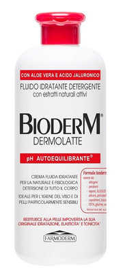 Bioderm Dermolatte Crema Fluida  Detergente Seborestitutiva 500ml-2