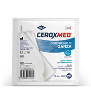Ceroxmed Garza Idrofila 10x10cm 25 Pezzi-2