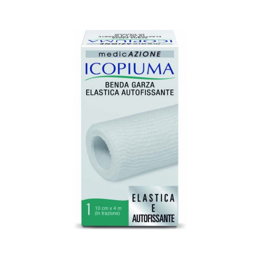 Icopiuma Benda Garza Elastica Autofissante 10cmx4mt 1 Pezzo  - 3