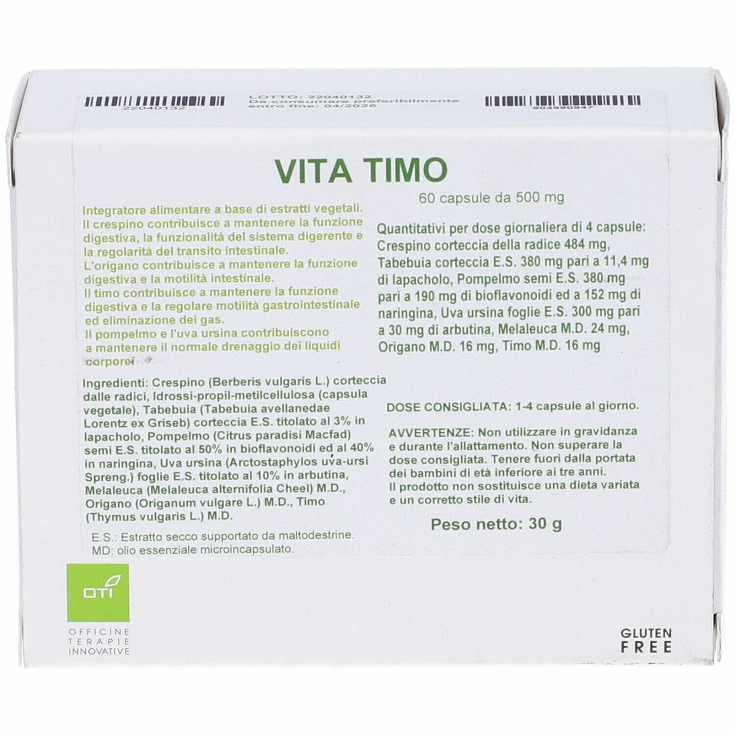 Oti Vita Timo 60 Capsule-1