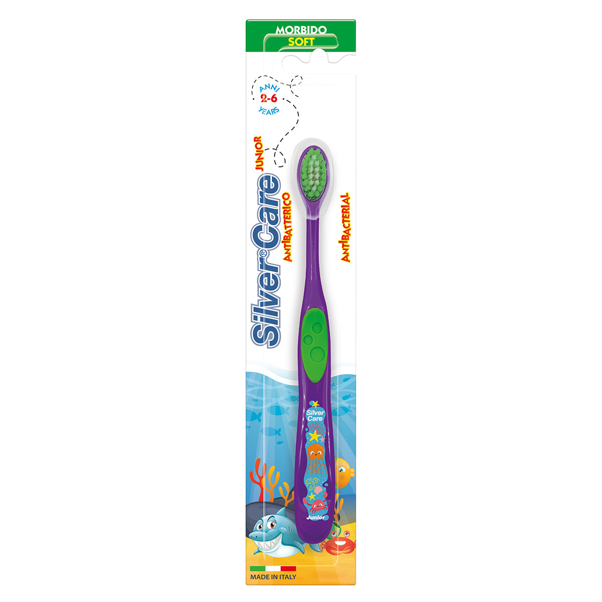 Silvercare Junior Spazzolino Bambino 1 Pezzo 2/6Anni-2