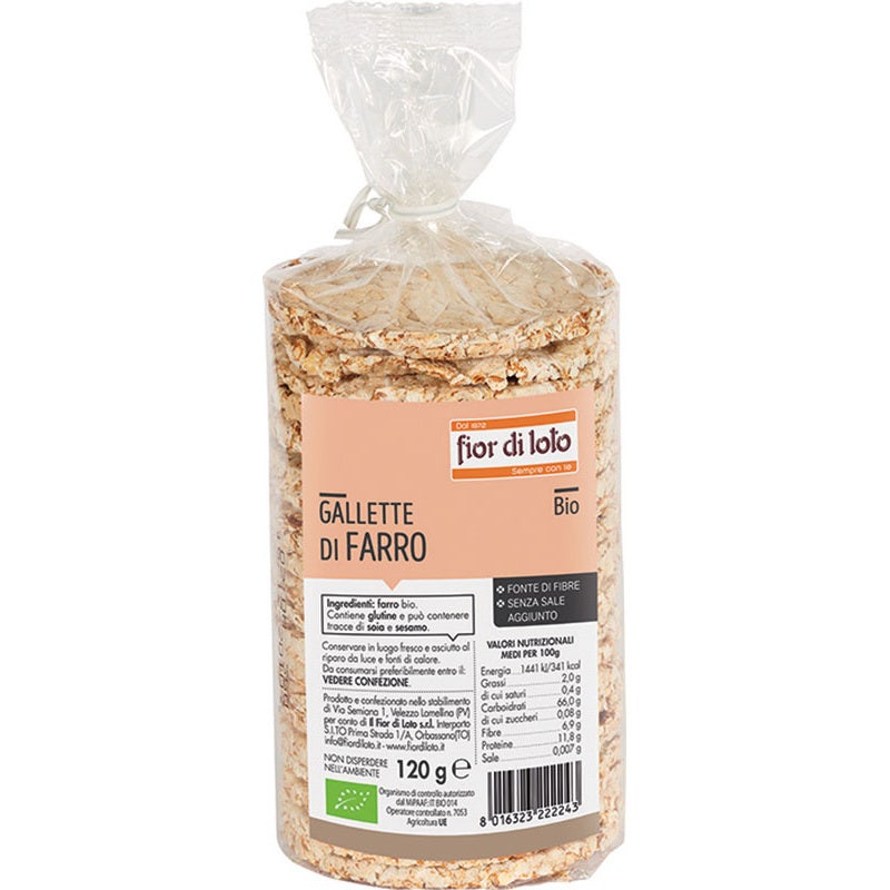 Fiori Di Loto Gallette Di Farro 120g-2