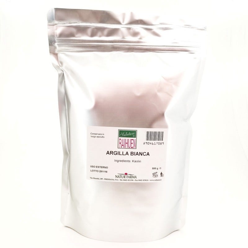 Raihuen Argilla Bianca Superventilata Polvere 500g  - 1