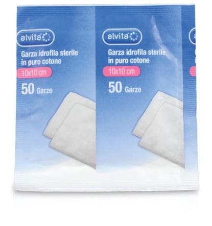 Alvita Garza Idrofila 10X10cm 100 Pezzi  - 5